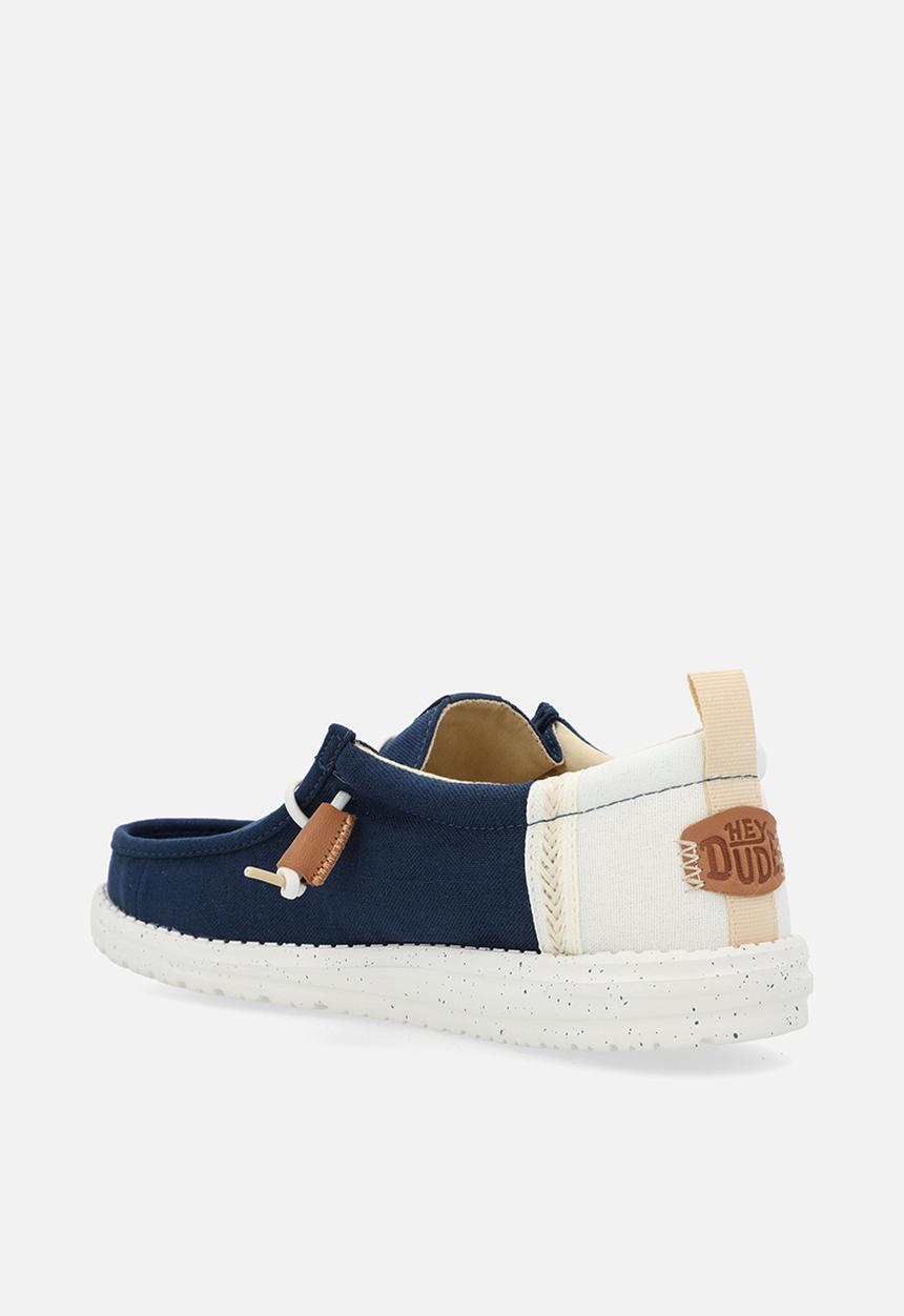 Hey Dude - Wally Summer Linen - Blue
