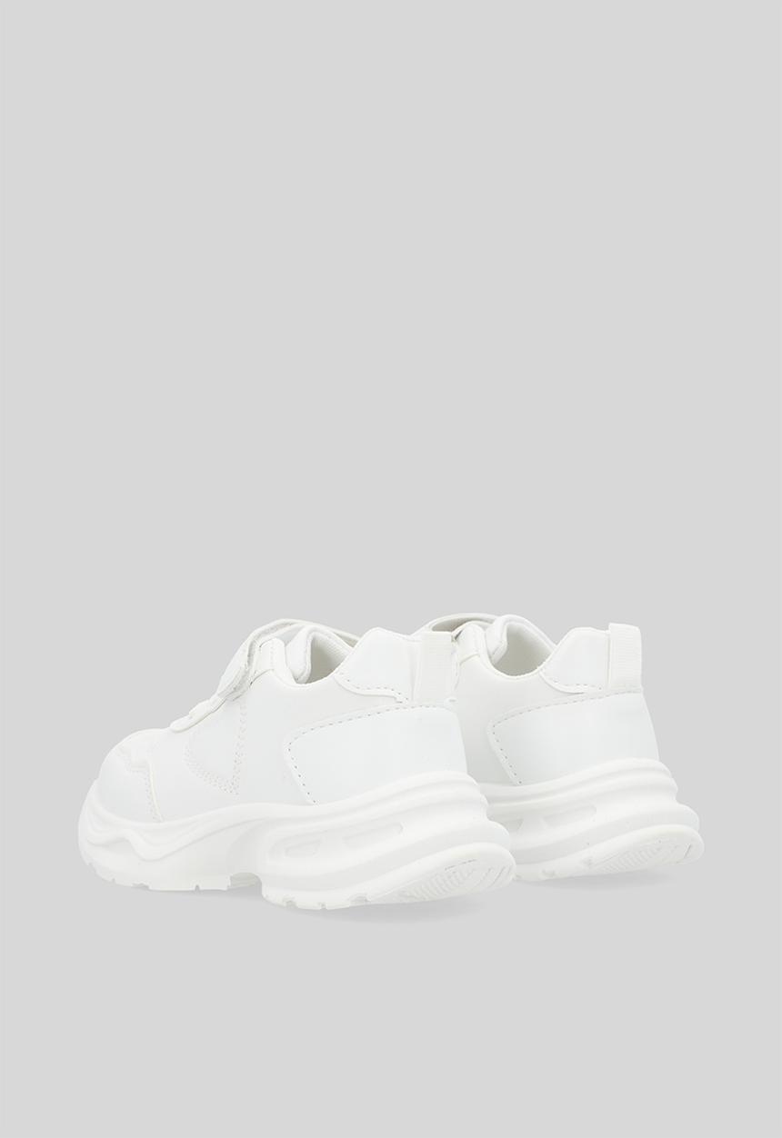 Pop Candy - Velcro & lace sneakers - white