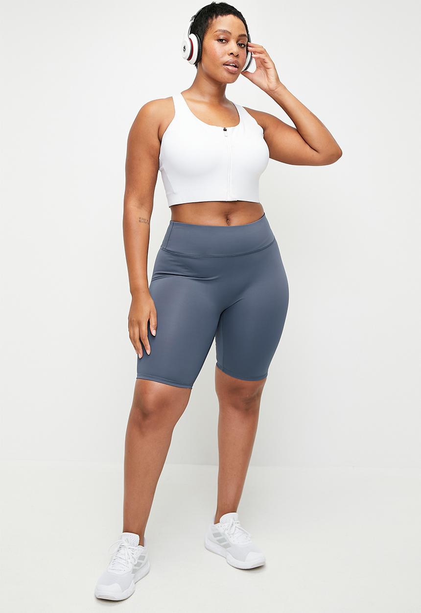 Cotton On - Plus Bondi Everyday Mid Length Bike Short - Folkstone Grey