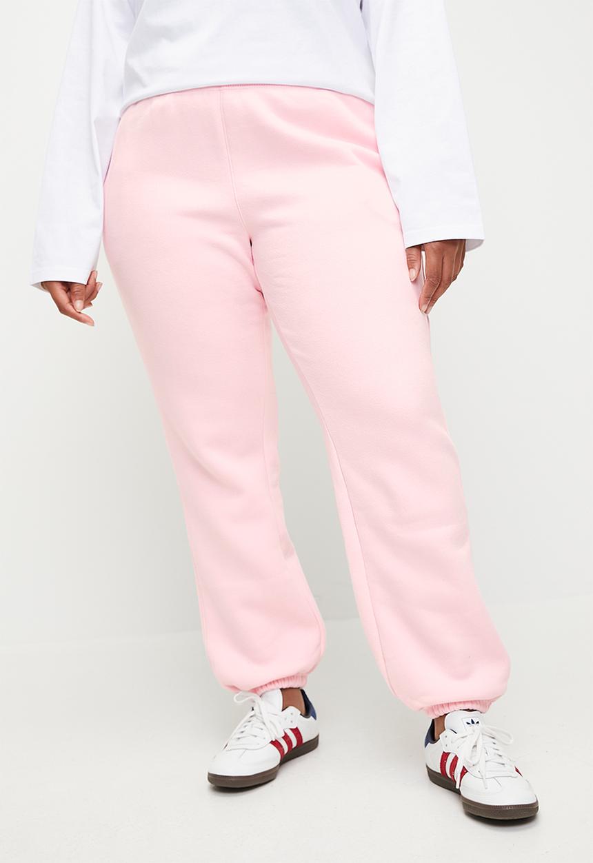 Cotton On - Plus Plush Essential Gym Sweatpant - Cherry Dream