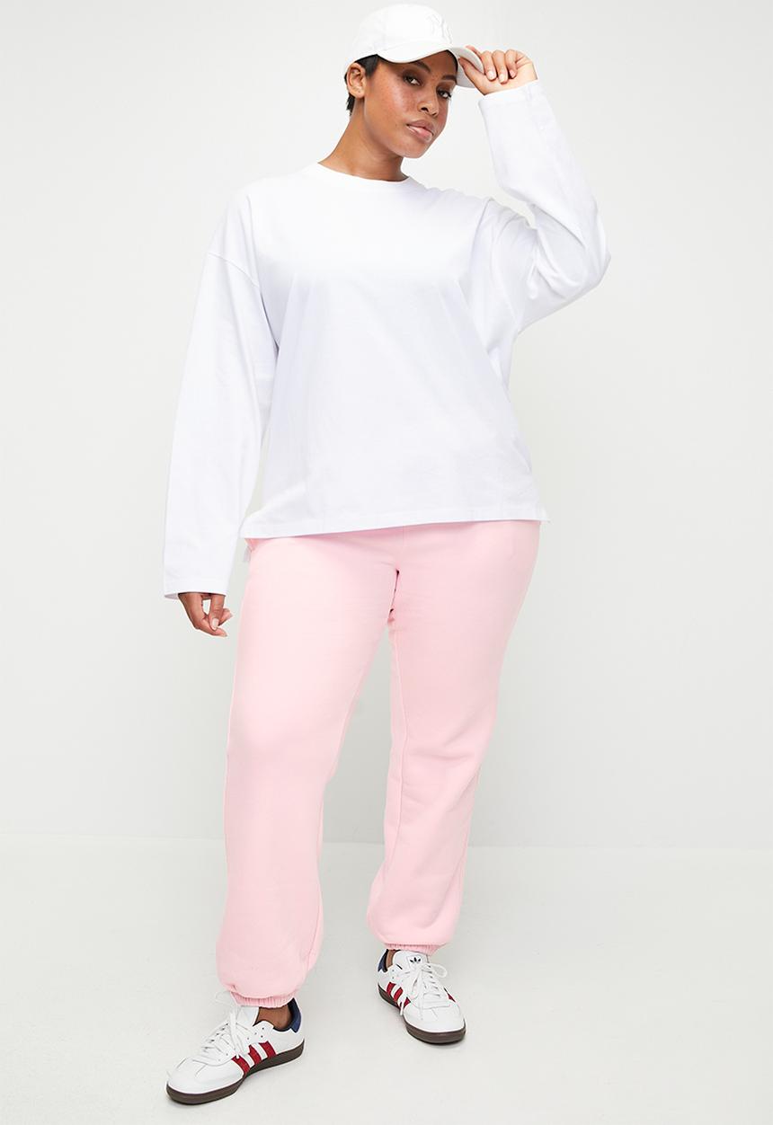 Cotton On - Plus Plush Essential Gym Sweatpant - Cherry Dream