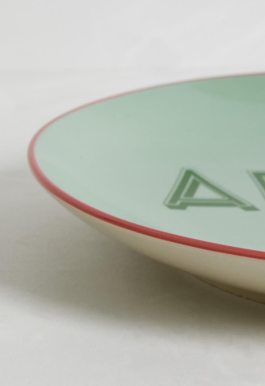 Sixth Floor - Amore Mio plate - green
