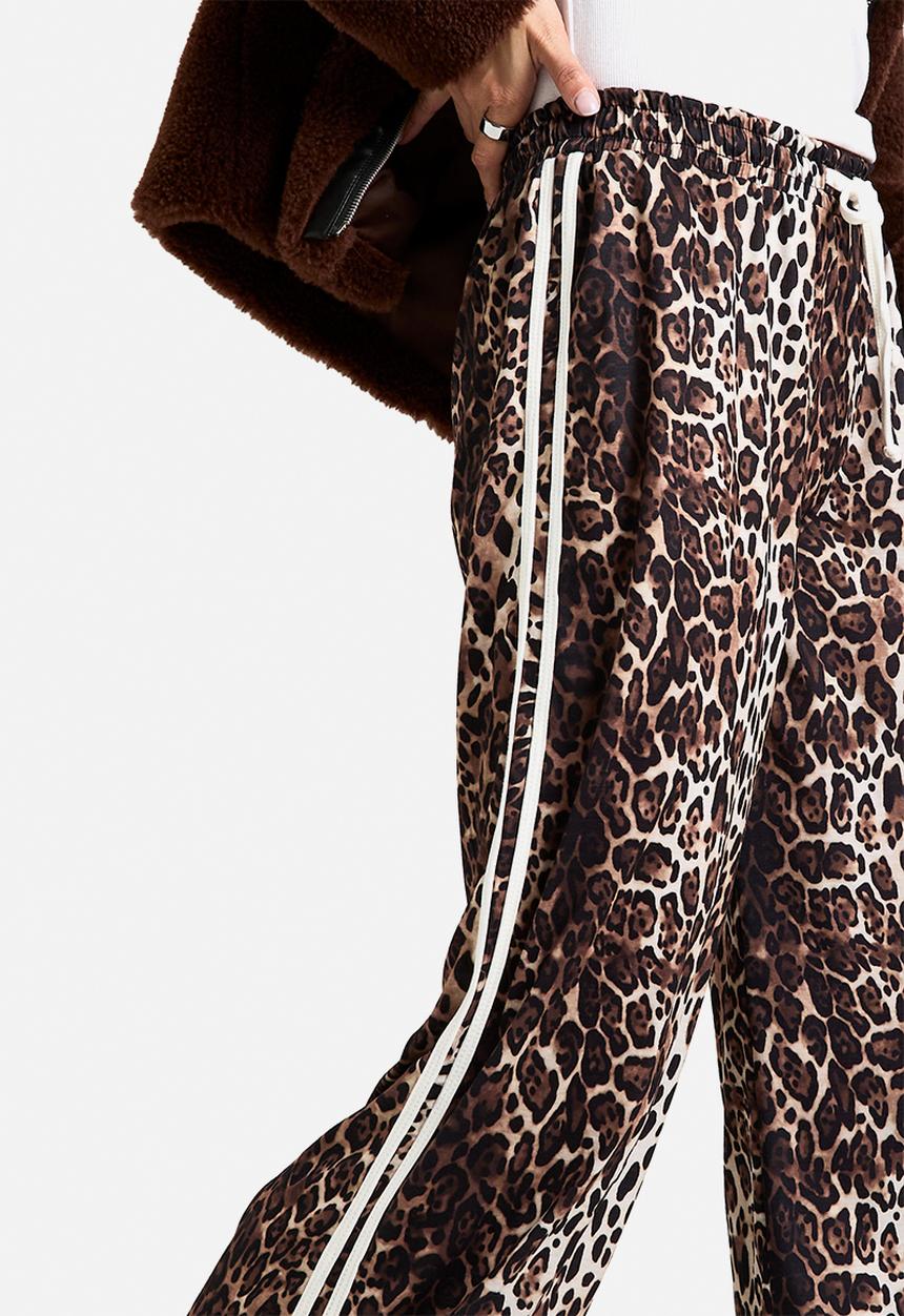 boohoo - Leopard print stripe side wide leg trouser - Animal