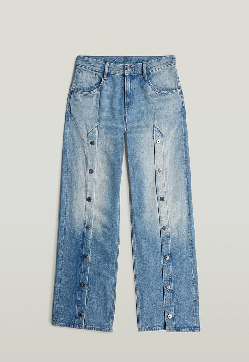 G-STAR - Judee Snaps Loose Jeans Wmn - Vintage Powder Blue