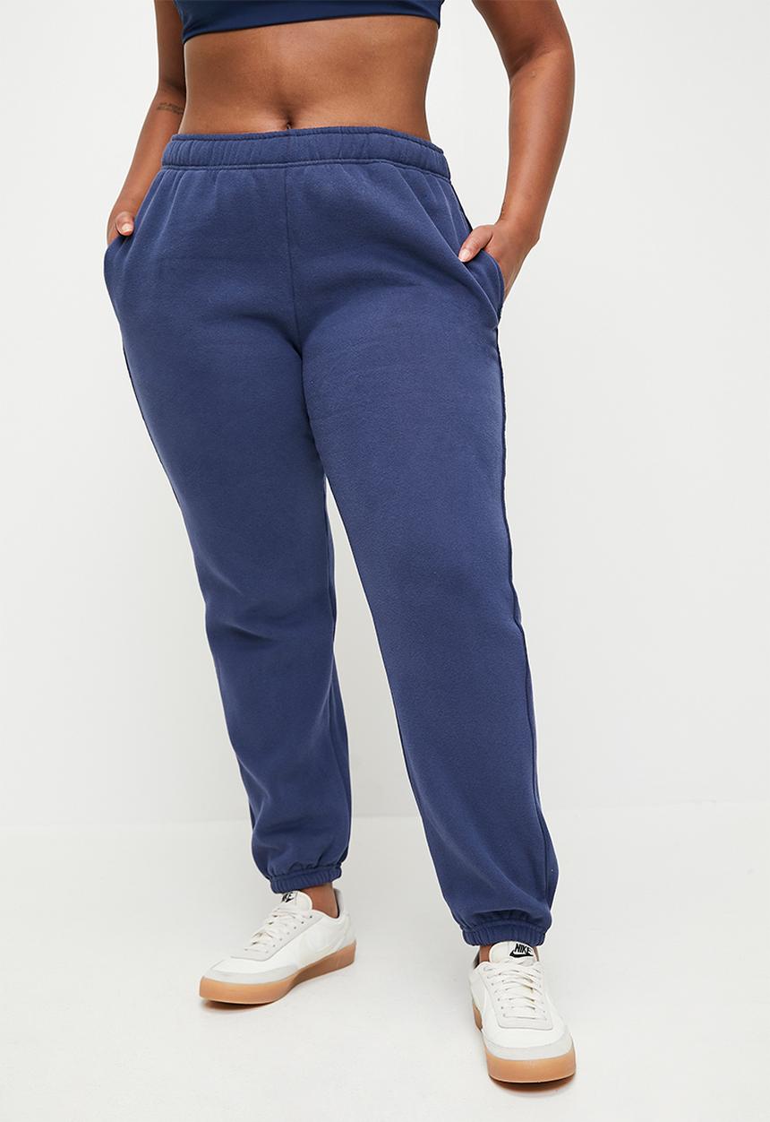 Cotton On - Plus Plush Essential Gym Sweatpant - Heritage Blue