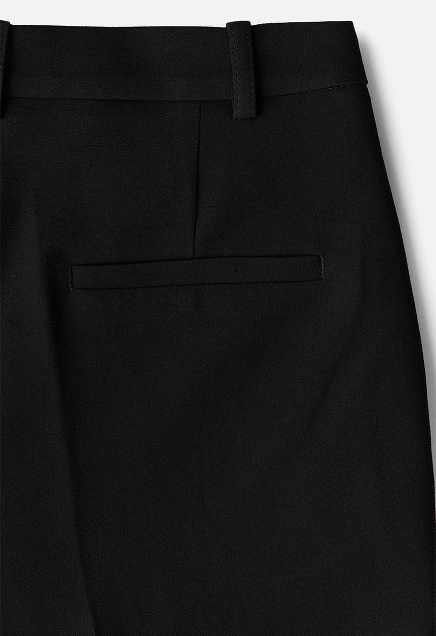 H&M - Crease-front trousers - black
