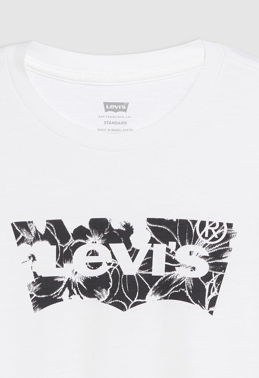 Levi’s® - Graphic crew neck tee ssnl batwing logo - white