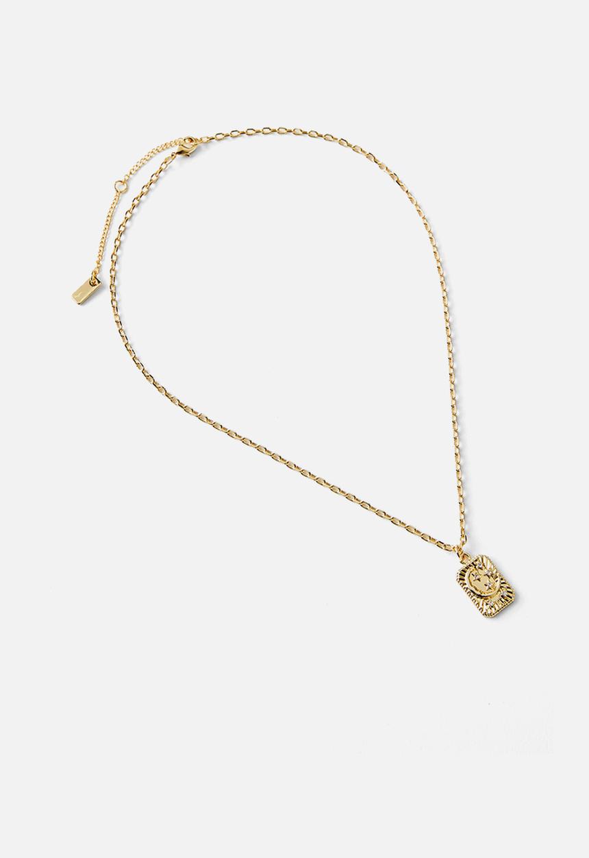 Rubi - Pendant necklace - gold plated celestial tag