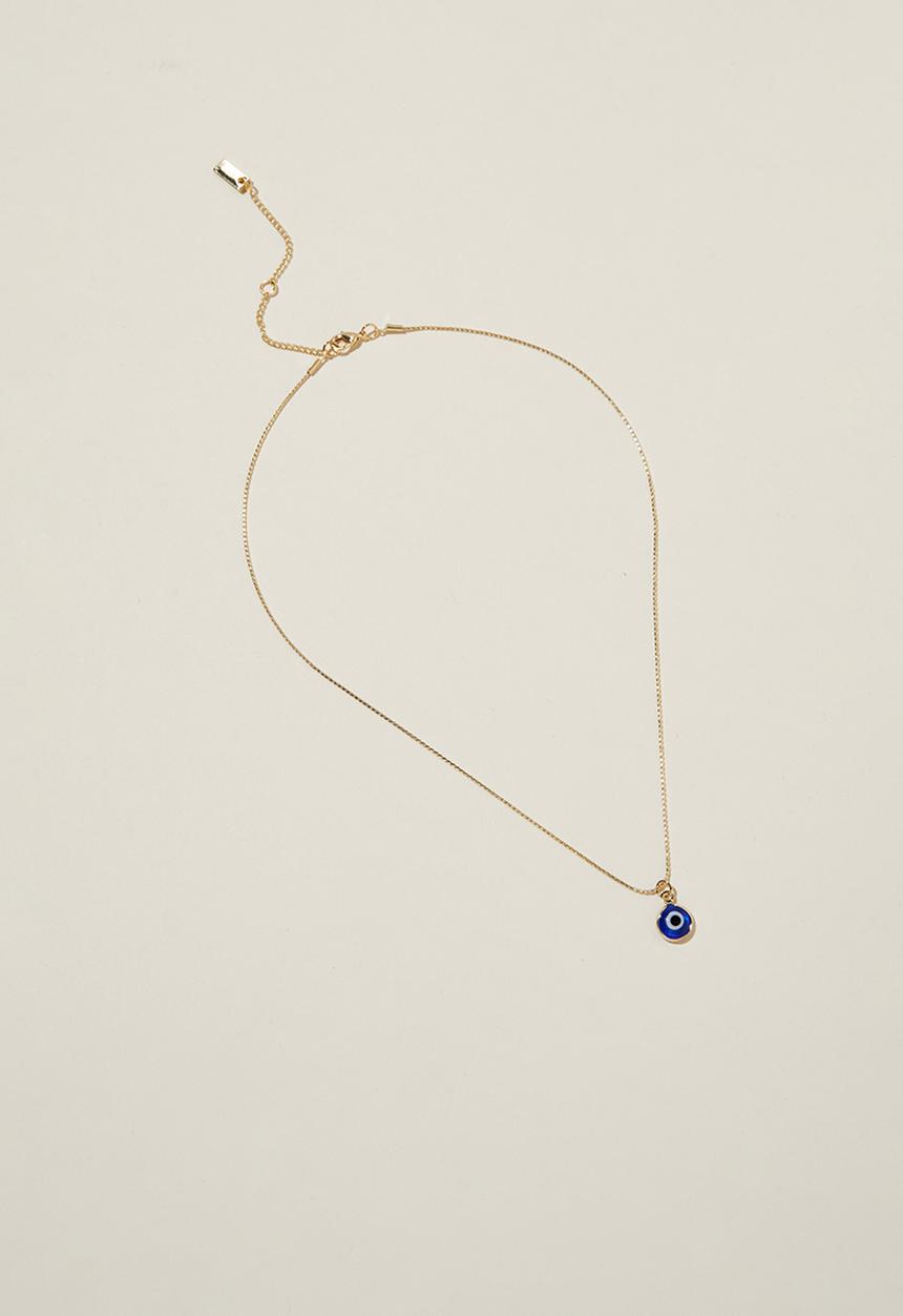Rubi - Pendant necklace - gold plated glass evil eye