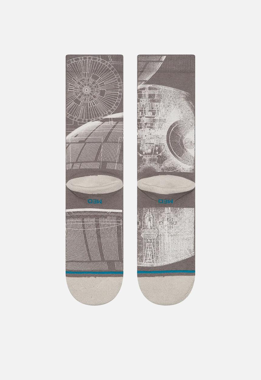 Stance Socks - Death star sw crew - grey