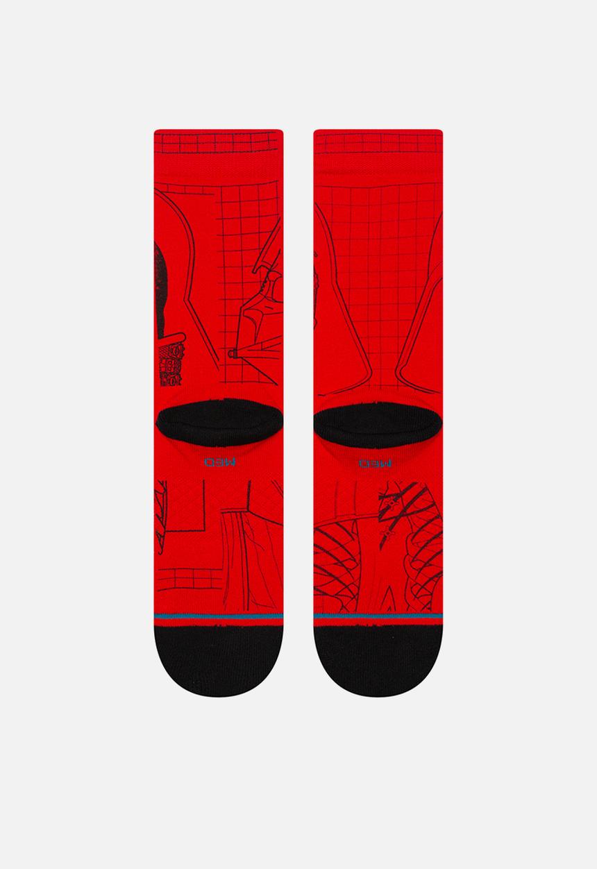Stance Socks - Vader sw crew - red