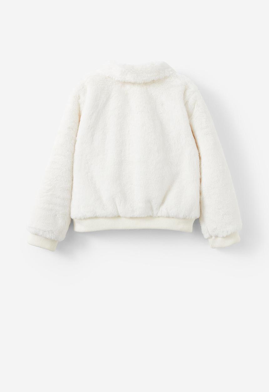 Cotton On - Nicole faux fur jacket - dark vanilla