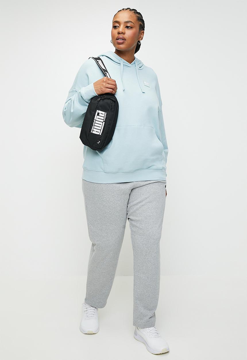 PUMA - Plus Ess Small No. 1 Logo Sweatpants - Light Gray Heather