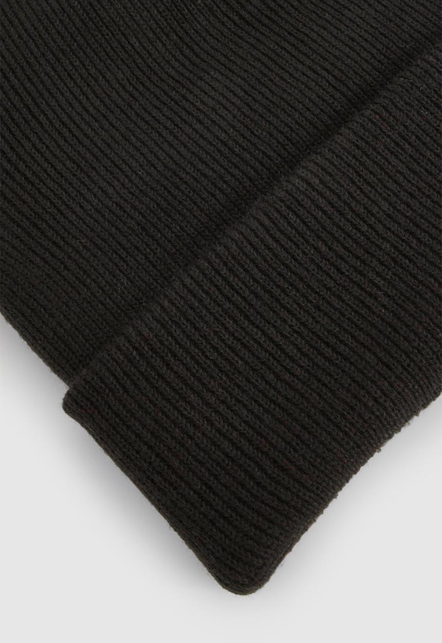 boohoo - Basic Knitted Beanie - black