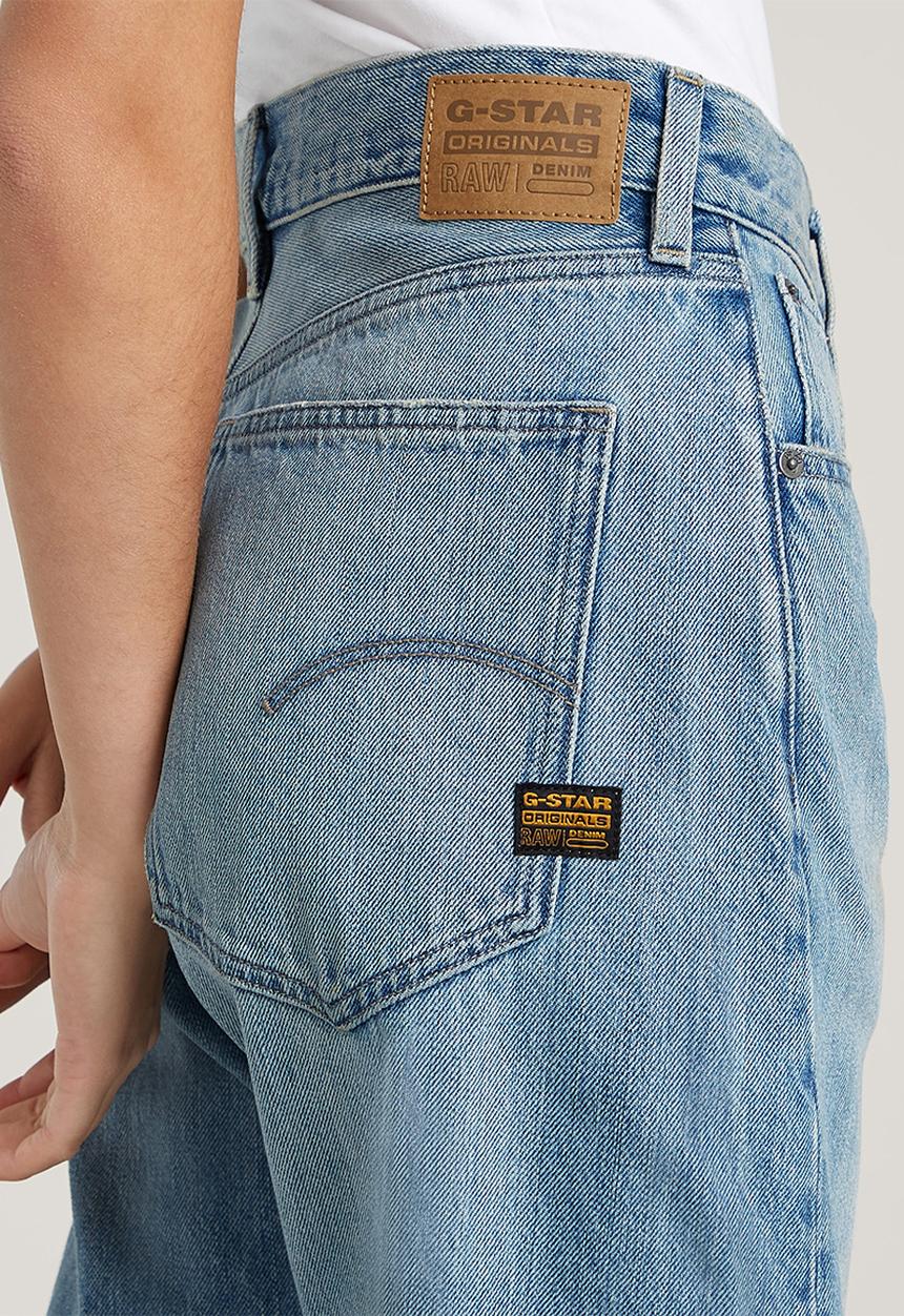 G-STAR - Bowey 3D Boyfriend Wmn - Vintage Ripped Mine Dust