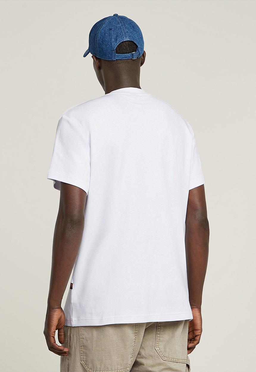 G-STAR - old skool logo r t - white