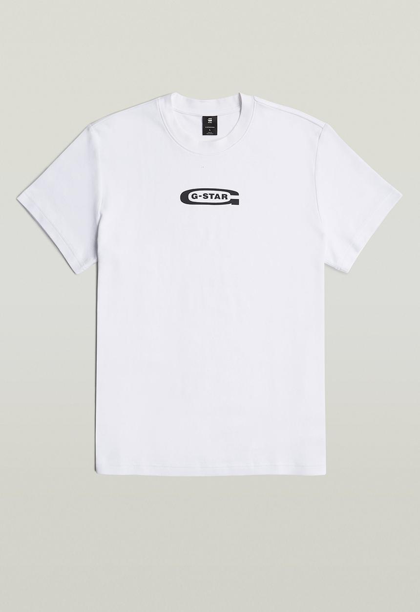 G-STAR - old skool logo r t - white