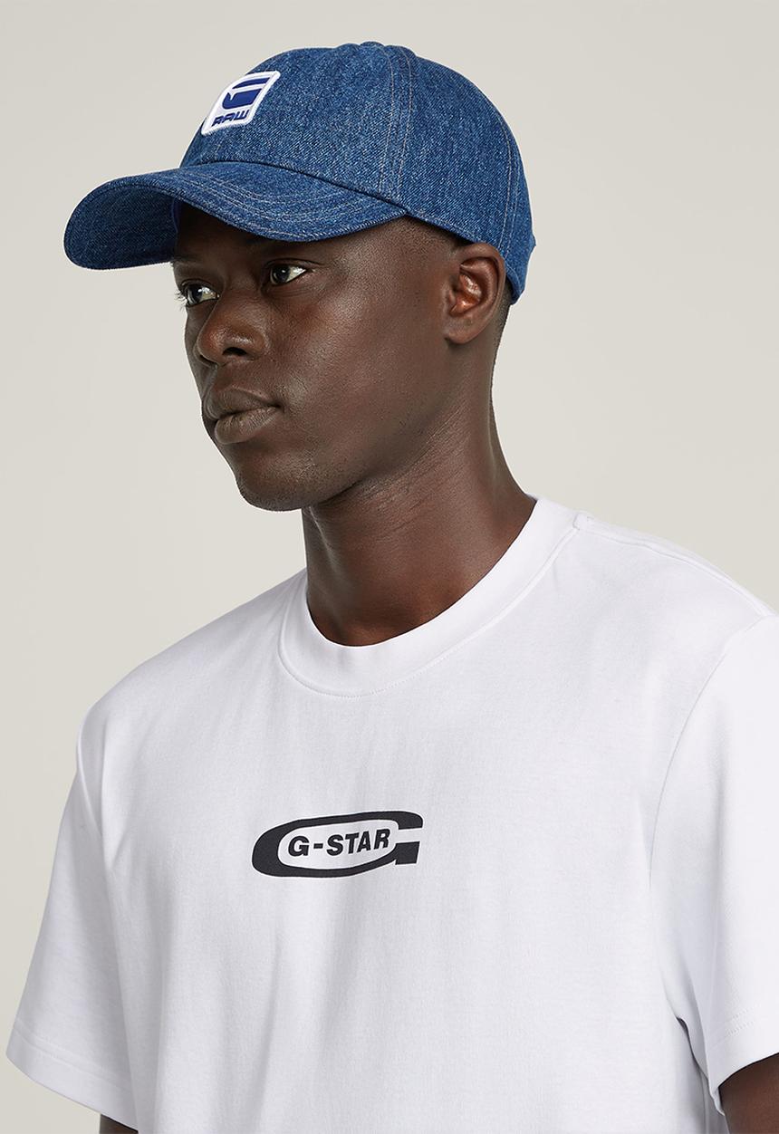 G-STAR - old skool logo r t - white