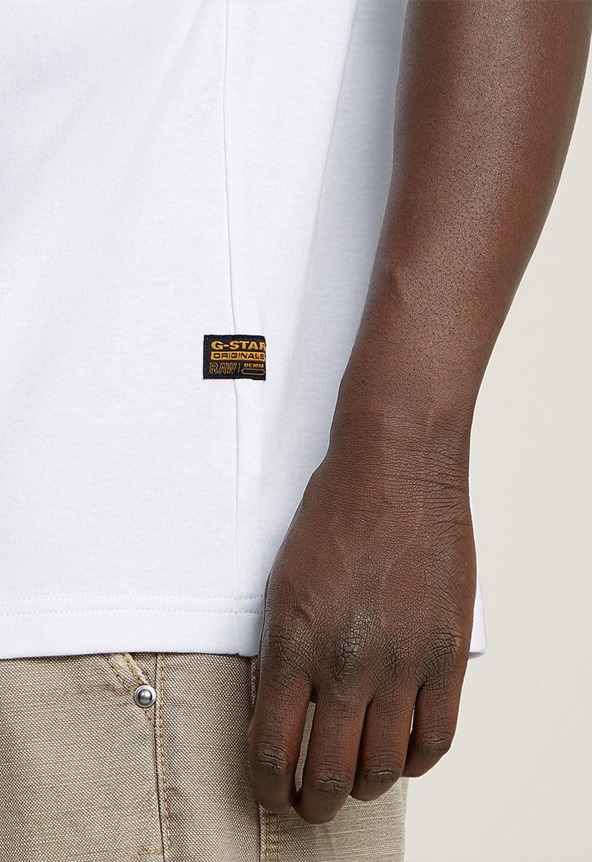 G-STAR - old skool logo r t - white