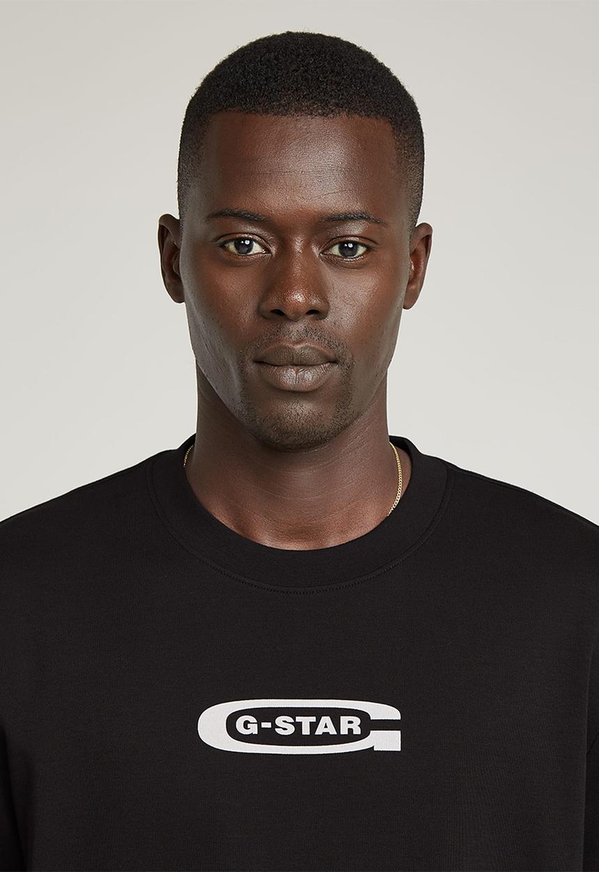 G-STAR - old skool logo r t - black