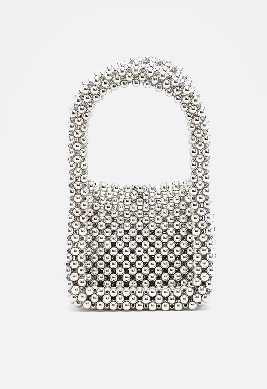 boohoo - Premium Silver Bead Grab Bag - silver