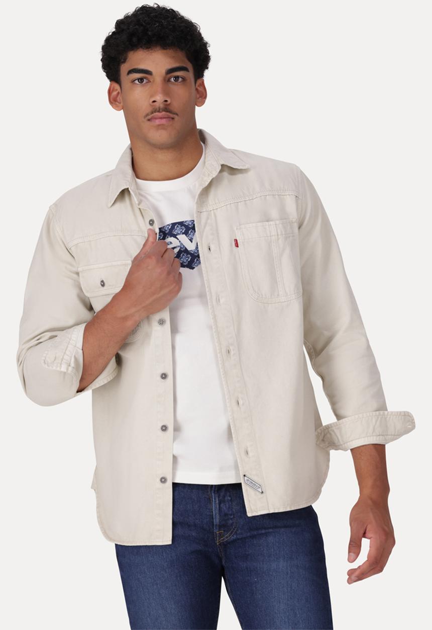 Levi’s® - Long sleeve auburn worker za harp silver birch ga