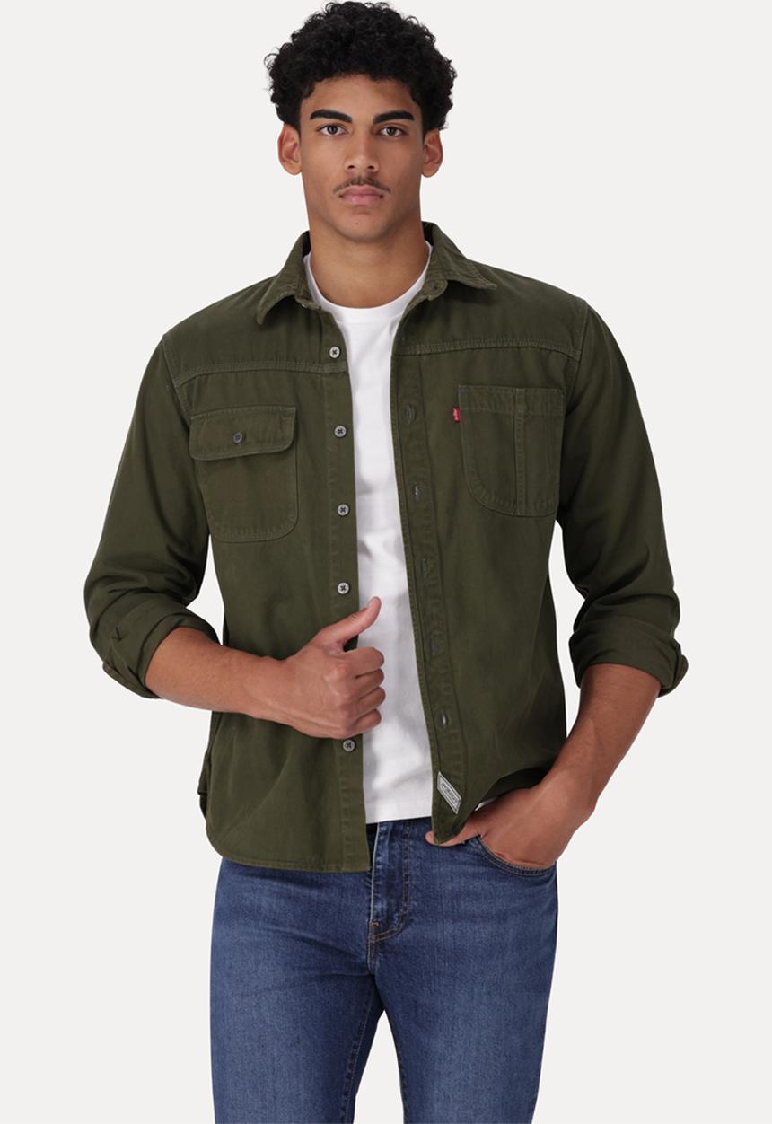 Levi’s® - Long sleeve auburn worker -  erick kombu green 
