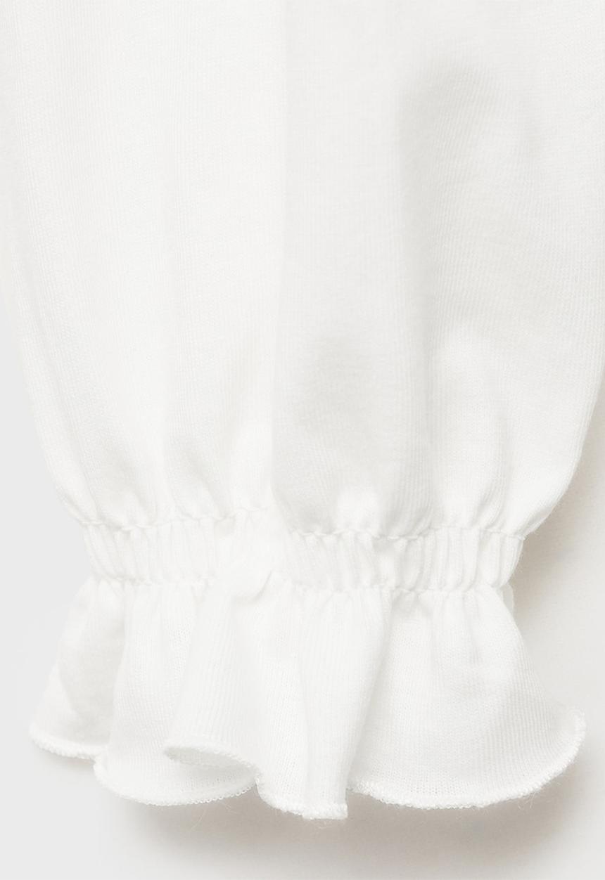 MANGO - T-shirt bonjour - natural