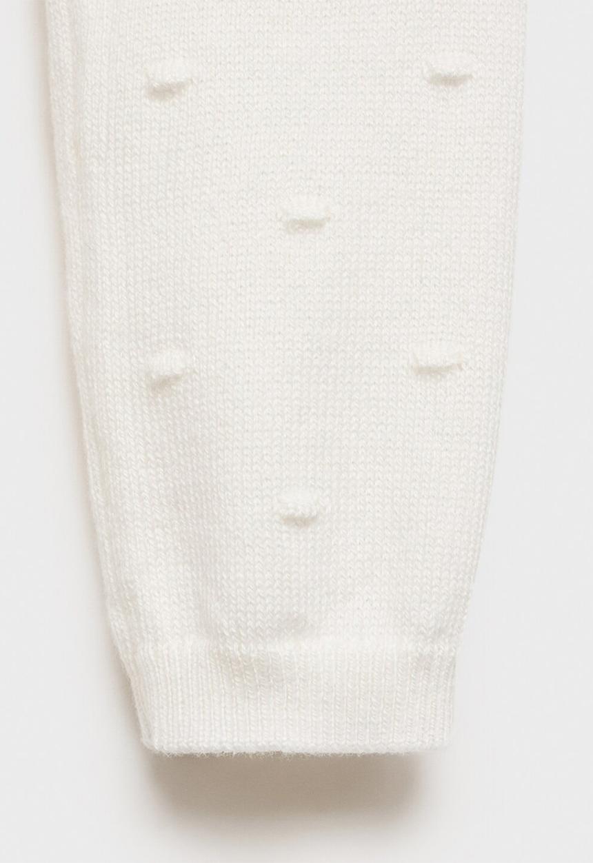 MANGO - Cardigan sally - natural
