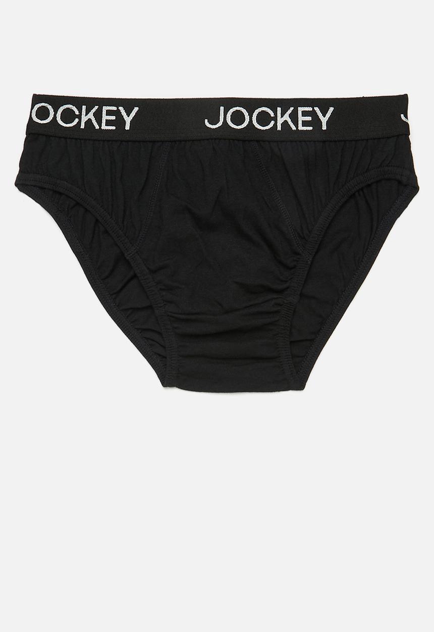 Jockey - 3 Pack fancy boys jockey brief - deep sangria