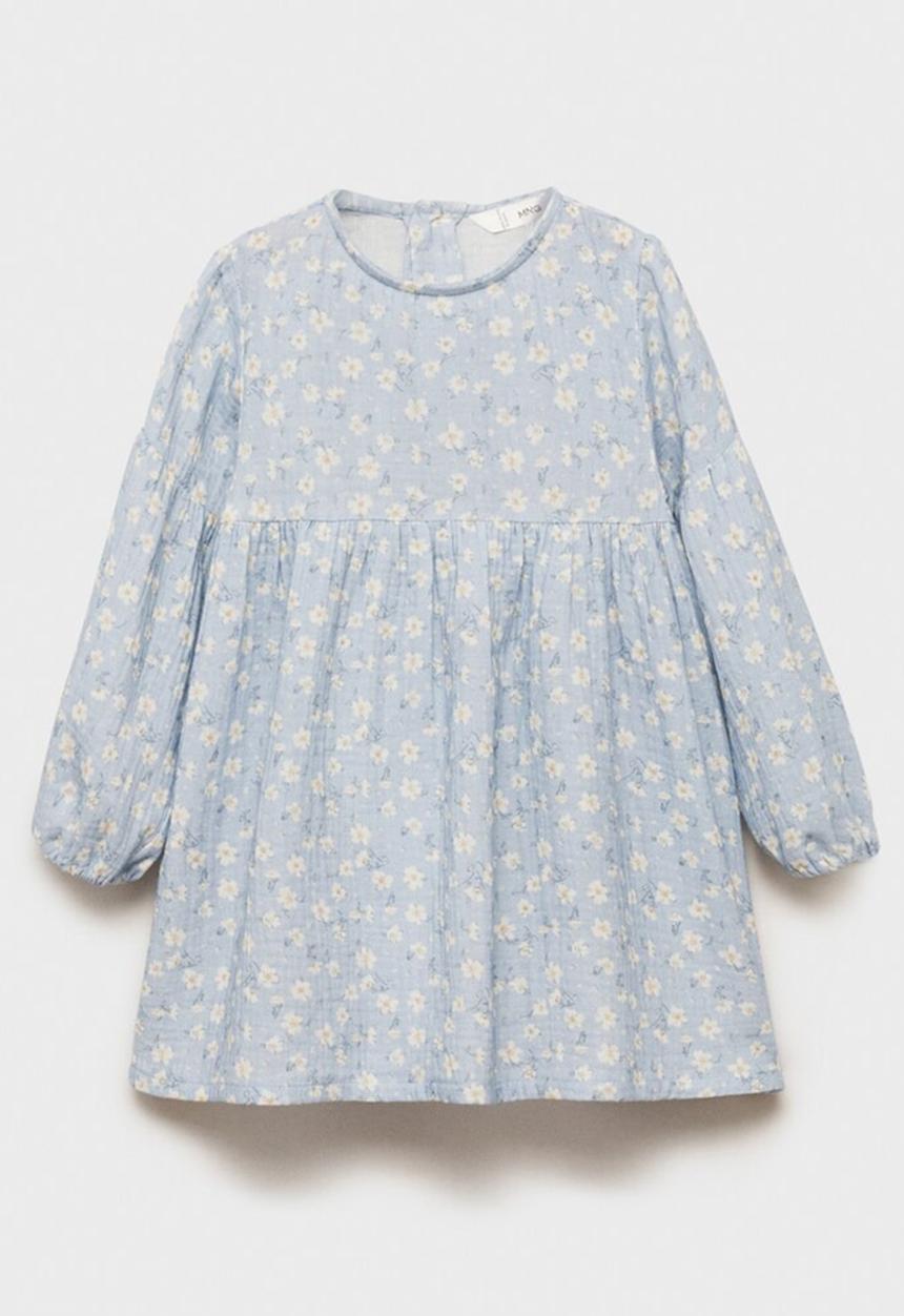 MANGO - Dress lille - light pastel blue