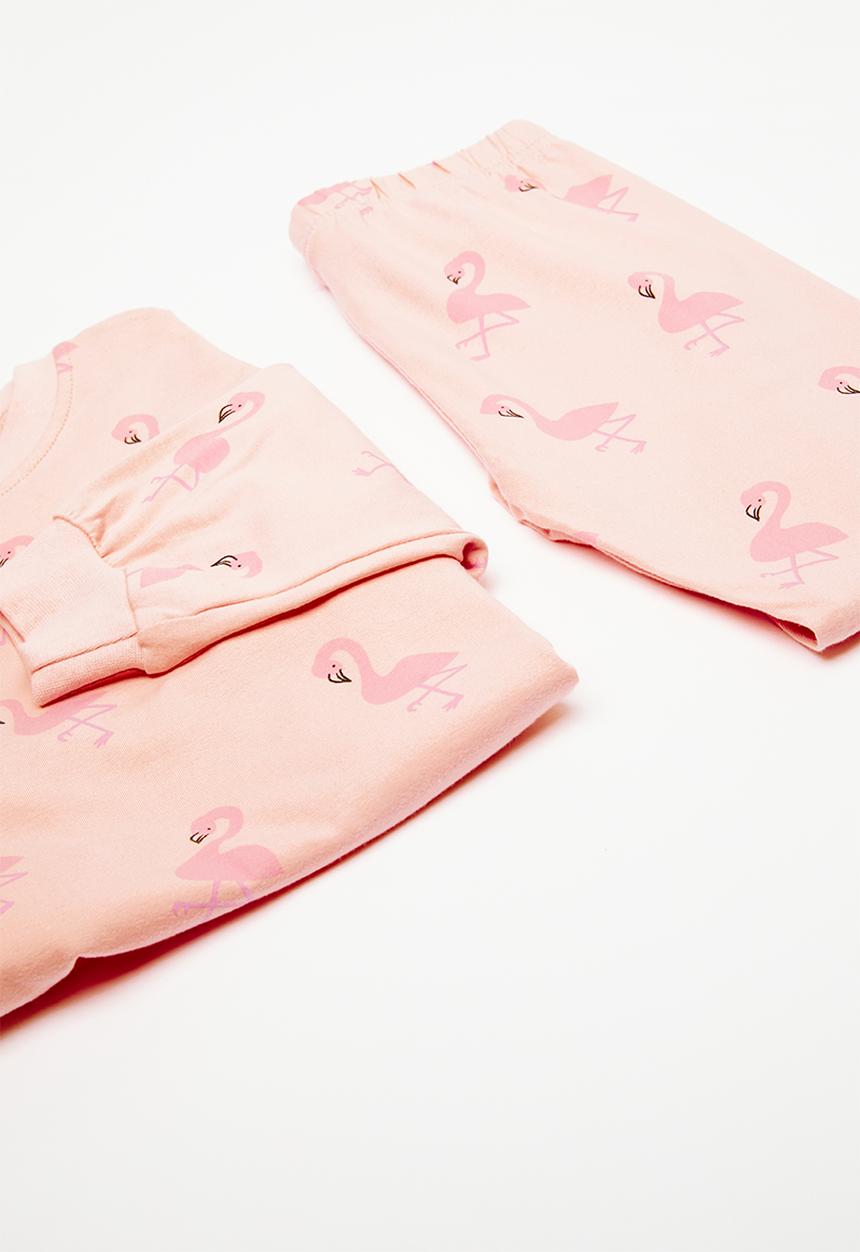 Pop Candy - Printed sweat top & legging set - pink
