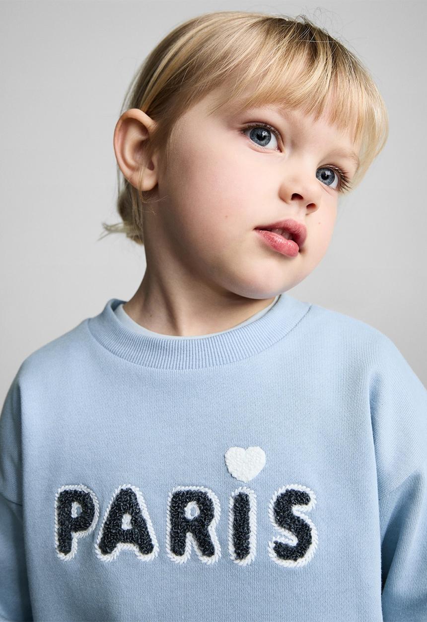 MANGO - Sweatshirt paris - medium blue