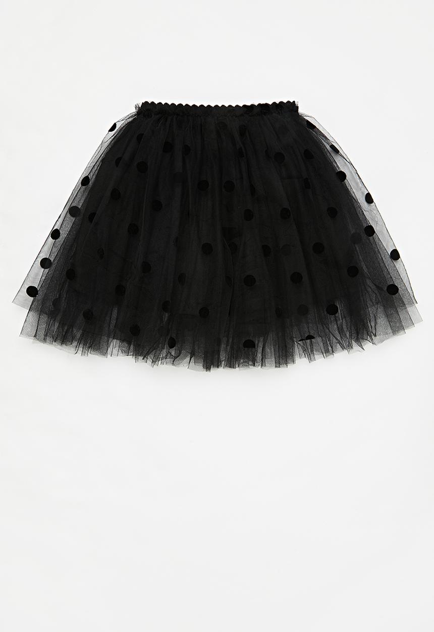 Pop Candy - Polka dot tutu skirt - black