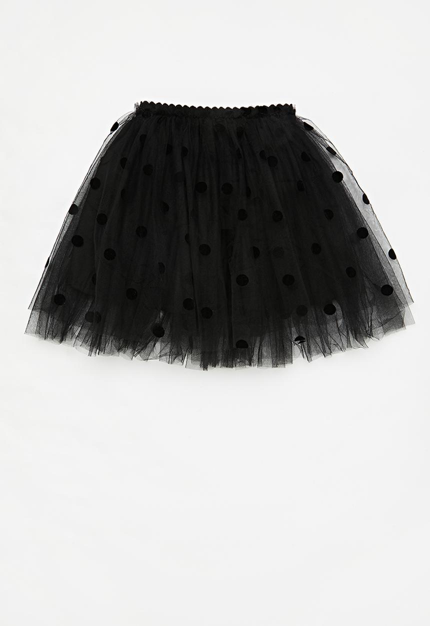 Pop Candy - Polka dot tutu skirt - black