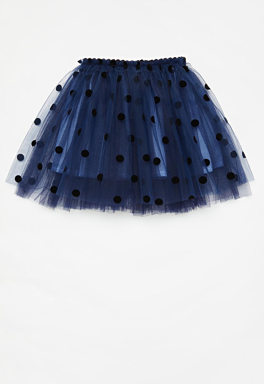 Pop Candy - Polka dot tutu skirt - blue