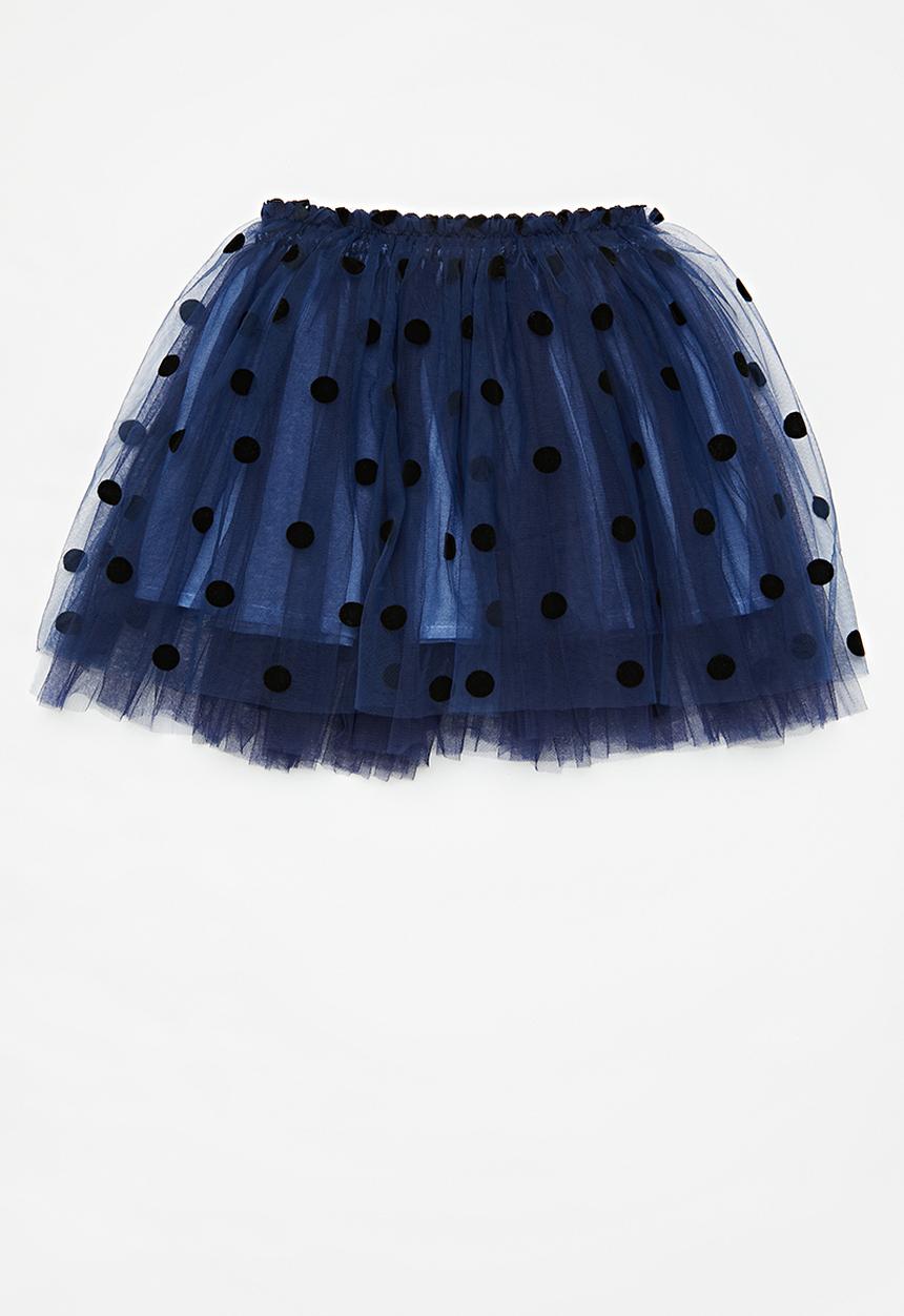 Pop Candy - Polka dot tutu skirt - blue