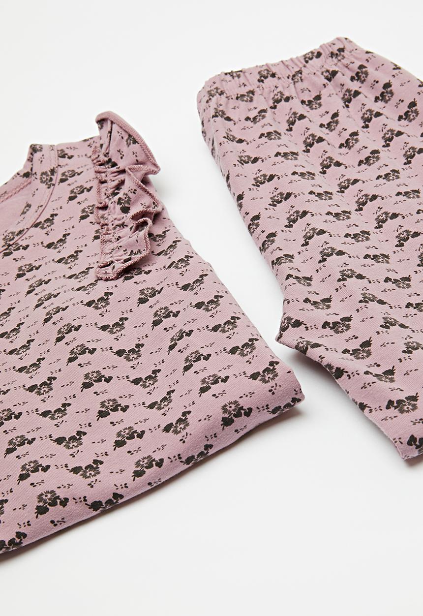 Pop Candy - Frilled top & bottom set - purple