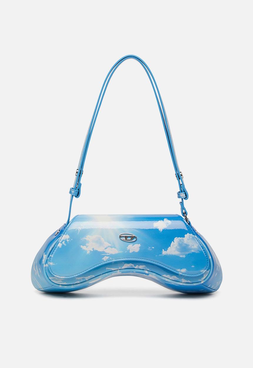 Diesel  - Play crossbody bag - blue & white