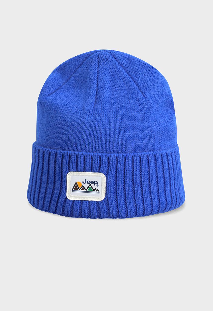 JEEP - Chunky Knit Beanie - Blue