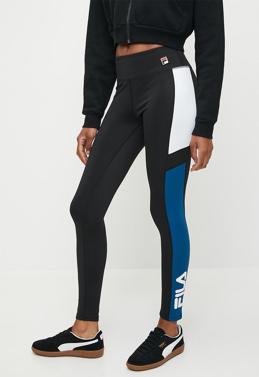 FILA - Elaine Leggings - Black/Blue Lolite