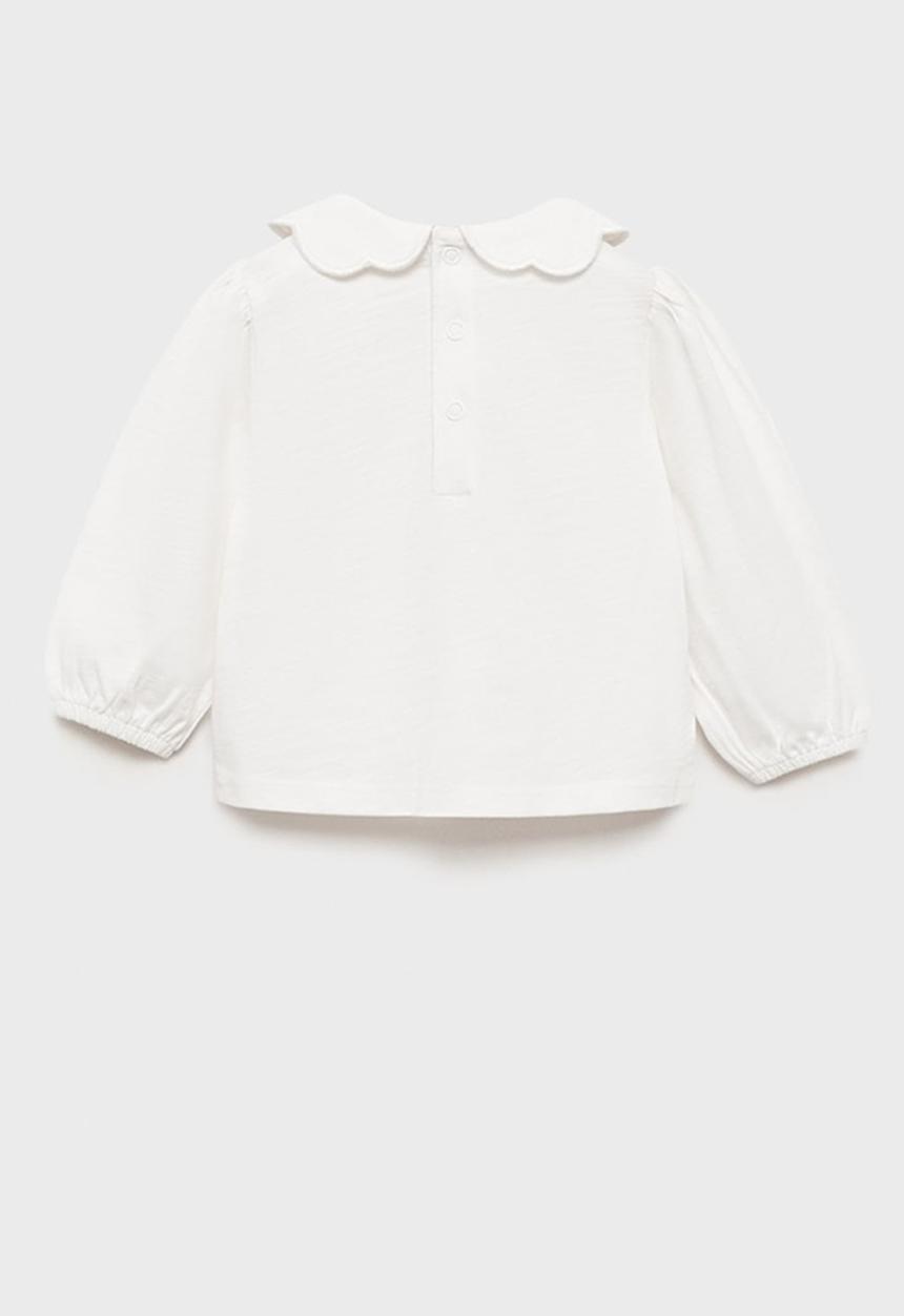 MANGO - T-shirt mew - natural