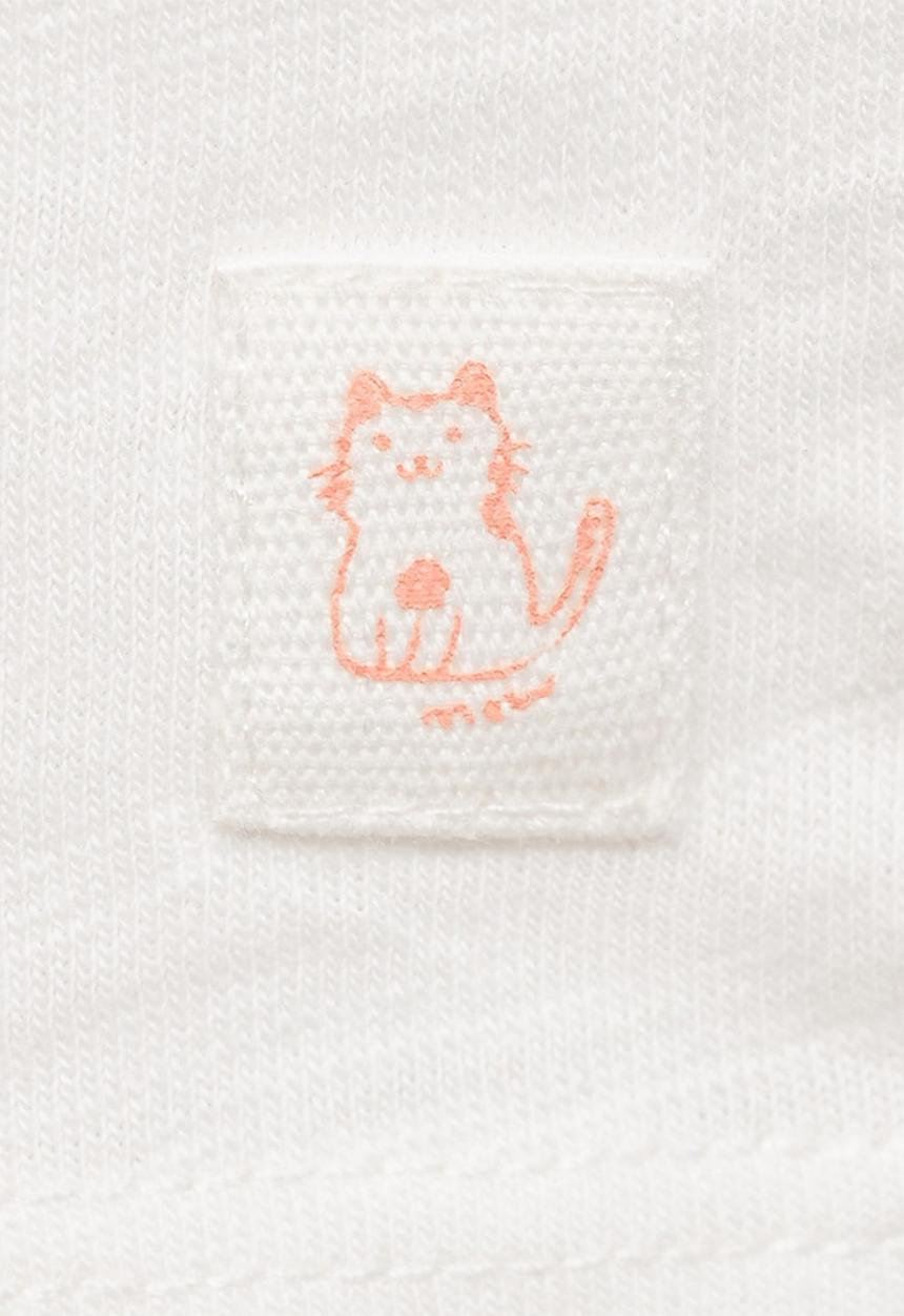 MANGO - T-shirt mew - natural