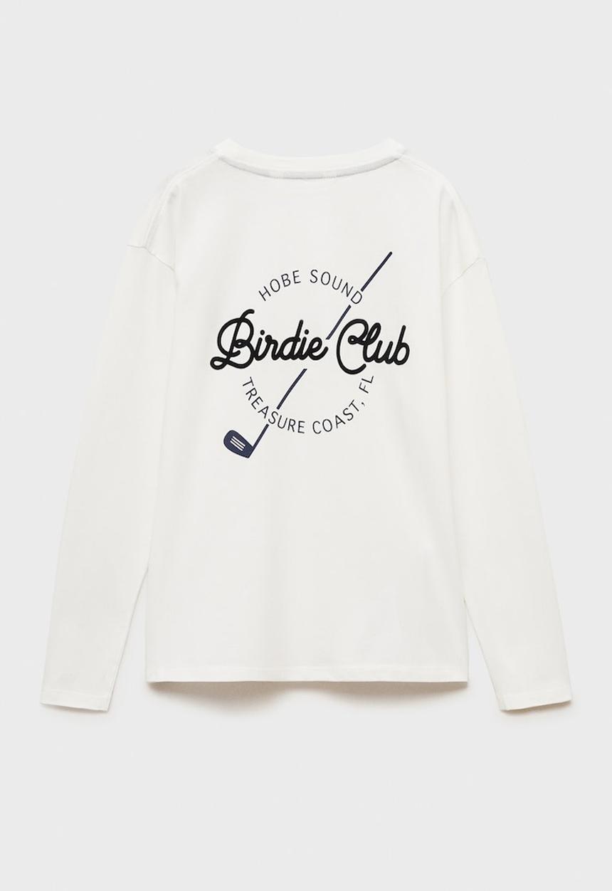 MANGO - T-shirt birdie - natural