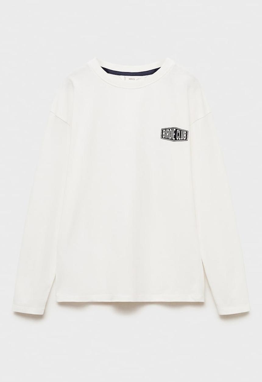 MANGO - T-shirt birdie - natural