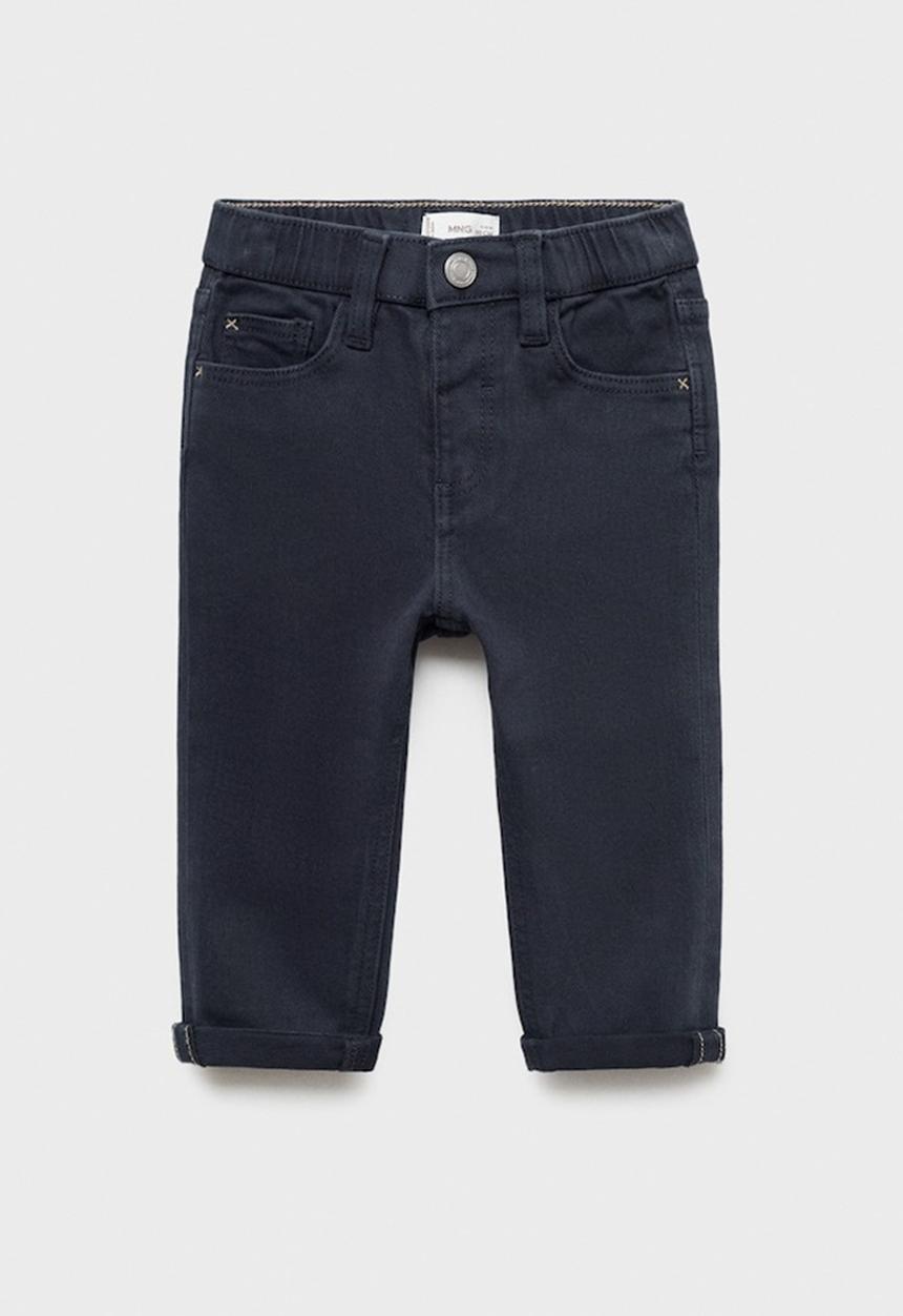 MANGO - Trousers lima - navy
