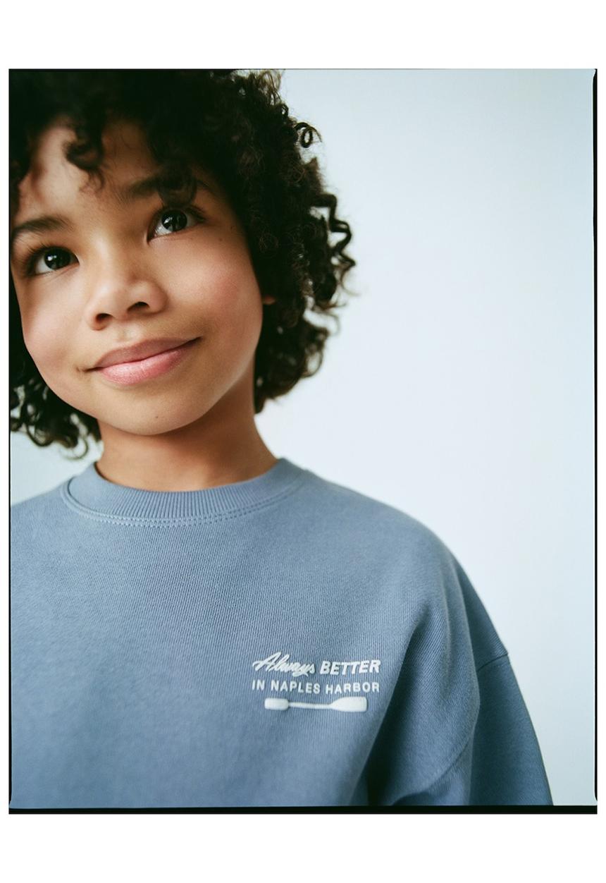 MANGO - Sweatshirt speed - medium blue