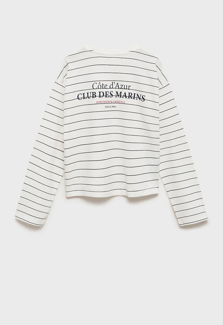 MANGO - T-shirt mer - natural
