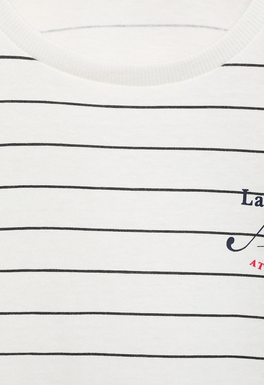 MANGO - T-shirt mer - natural