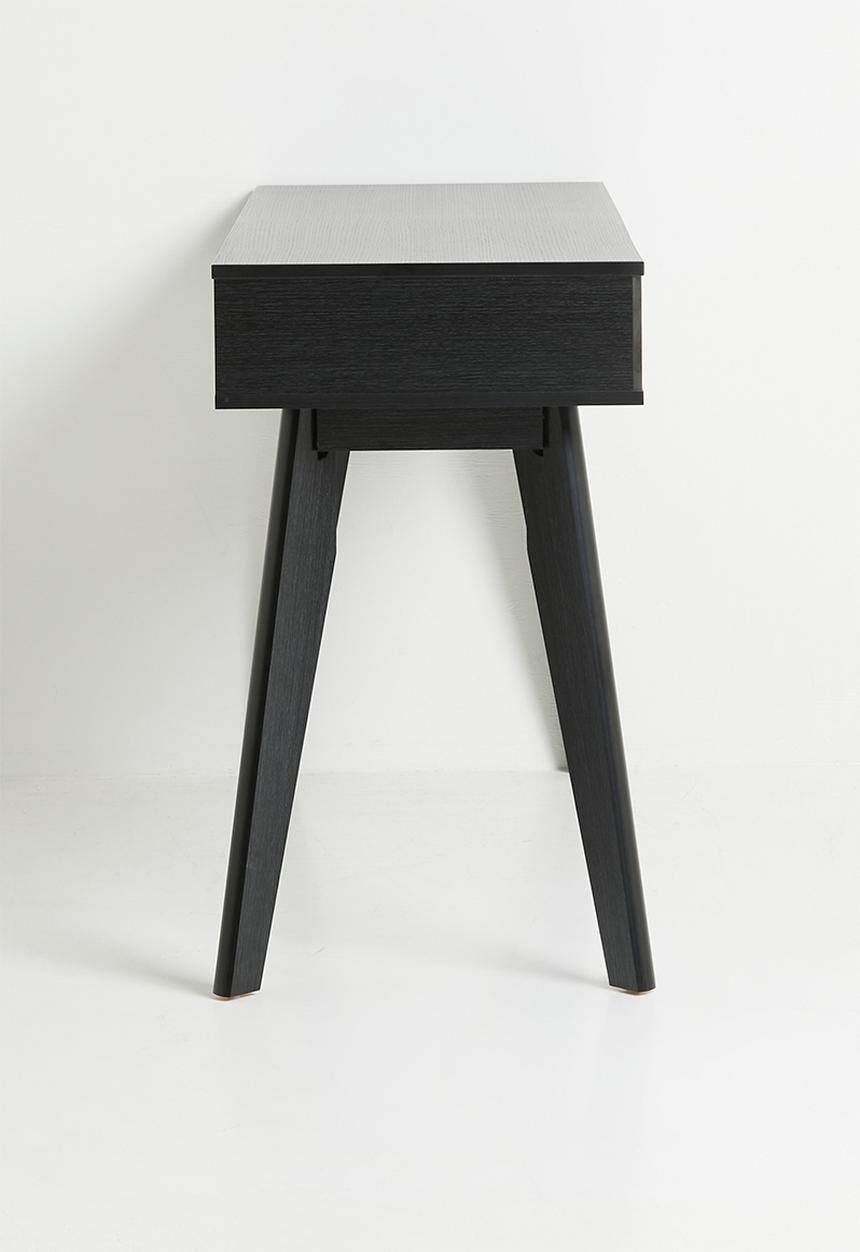 Sixth Floor - Slatted Desk -Black